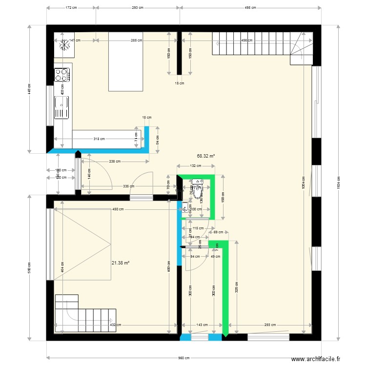 proposition plan futur rdc 5a1. Plan de 0 pièce et 0 m2