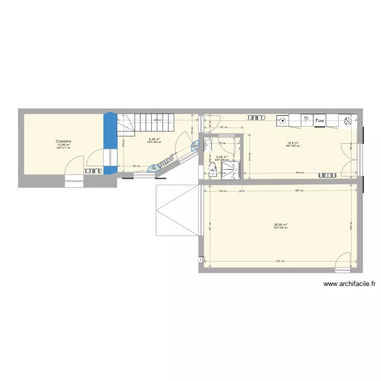 30 bis RDC projet. Plan de 