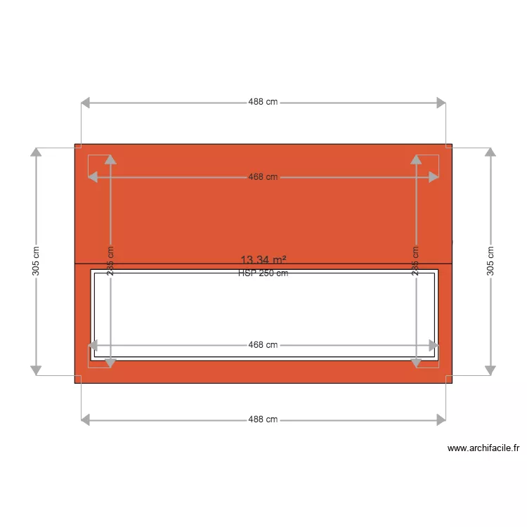serre vue a&eacute;rienne avec toit t&ocirc;le. Plan de 