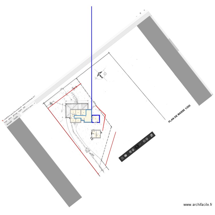 extension 3m. Plan de 0 pièce et 0 m2