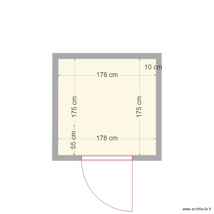 chaufferie à 210 de haut. Plan de 0 pièce et 0 m2