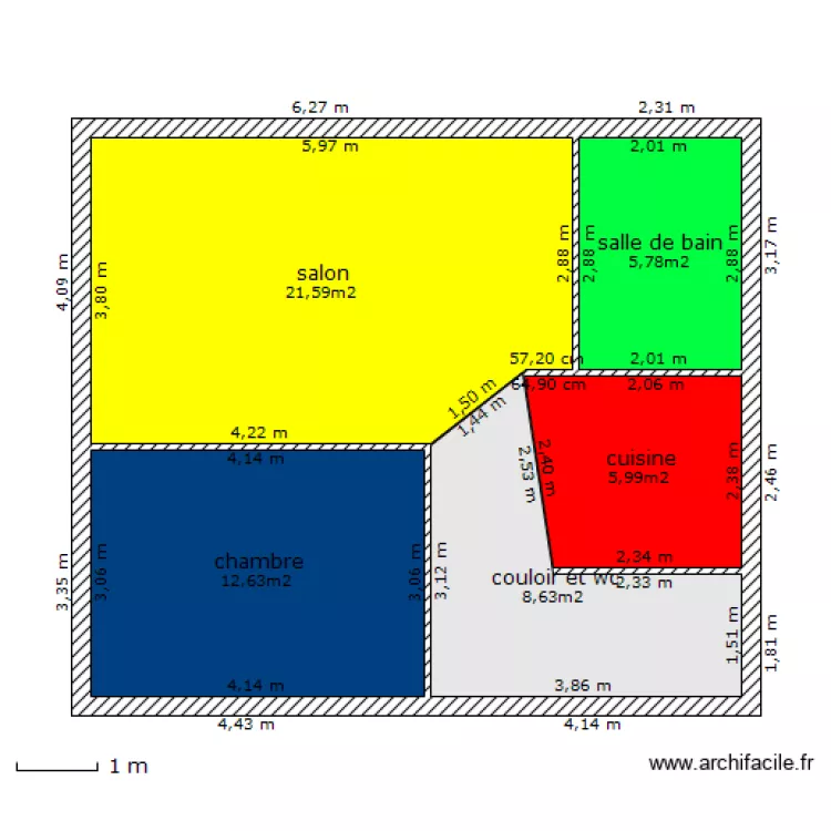 appartement en renovation. Plan de appartement en renovation. Plan de