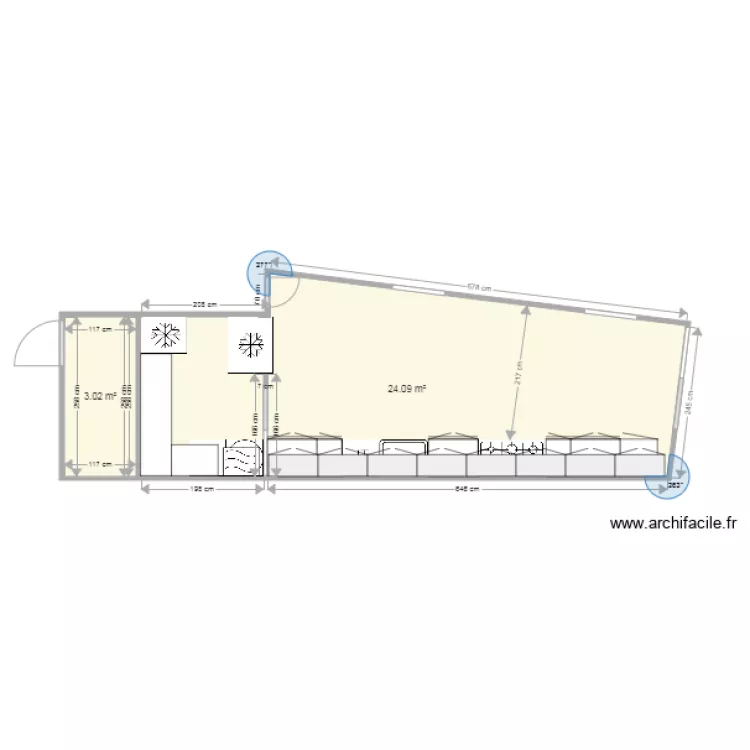 Cuisine 253 chemin de ventabren. Plan de 