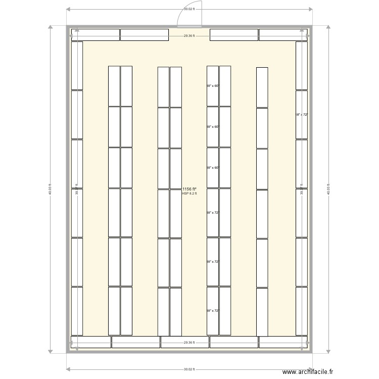 KVK shelving. Plan de 0 pièce et 0 m2