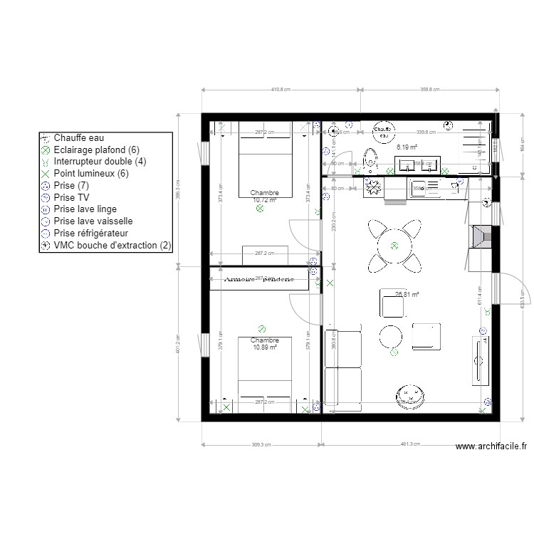 Courthézon T3. Plan de 0 pièce et 0 m2