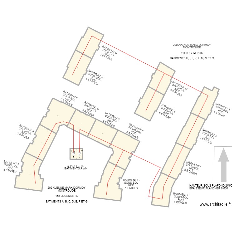 IRP MONTROUGE. Plan de 0 pièce et 0 m2