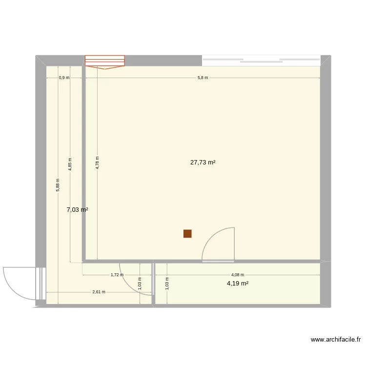 Grange0. Plan de 3 et 39 m² Grange0. Plan de 3 et 39 m²