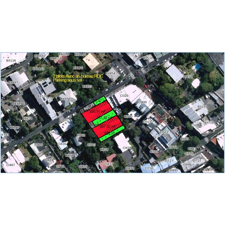 BERTAUT. Plan de 0 pièce et 0 m2