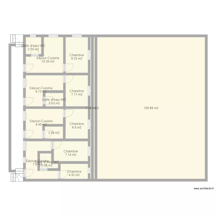Mams Terrain Plan 300m2. Plan de Mams Terrain Plan 300m2. Plan de