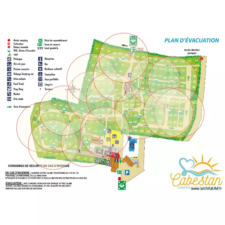 CABESTAN - RIA. Plan de 