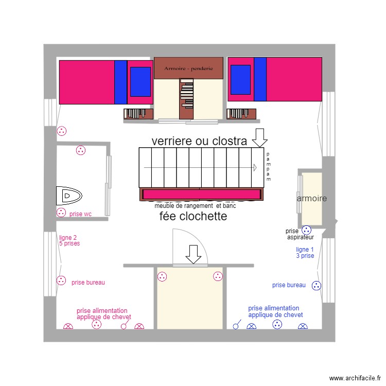 haut 1000. Plan de 0 pièce et 0 m2