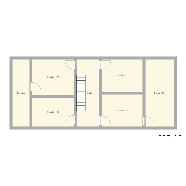 Croquis HUGUET 1er Etage. Plan de 0 pièce et 0 m2