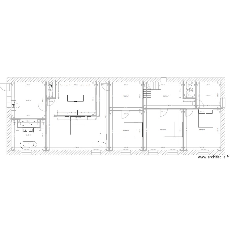 LOUPIAC étage . Plan de 0 pièce et 0 m2