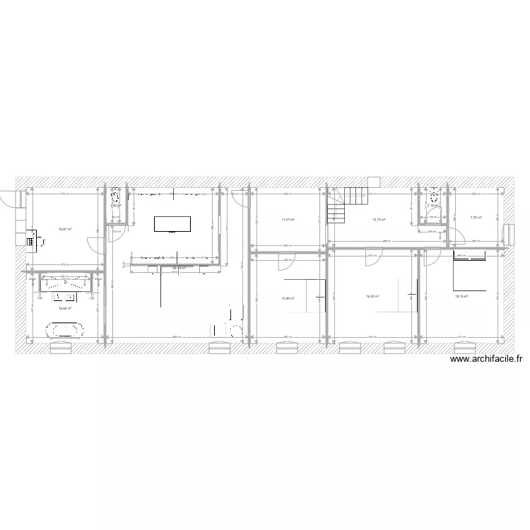 LOUPIAC &eacute;tage . Plan de 