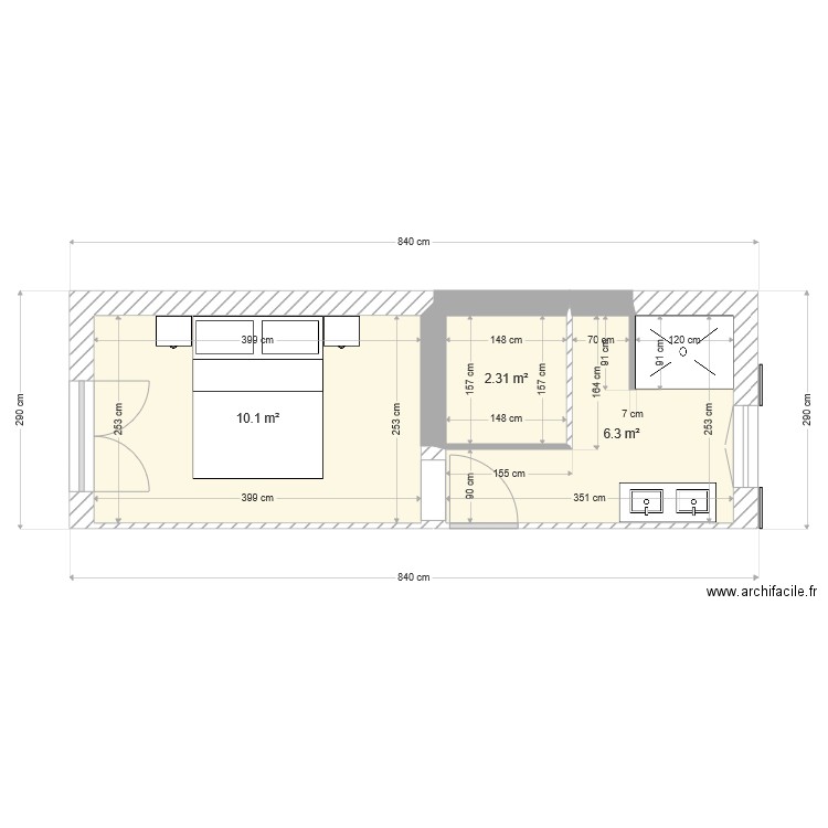 SUITE BOURDON. Plan de 0 pièce et 0 m2