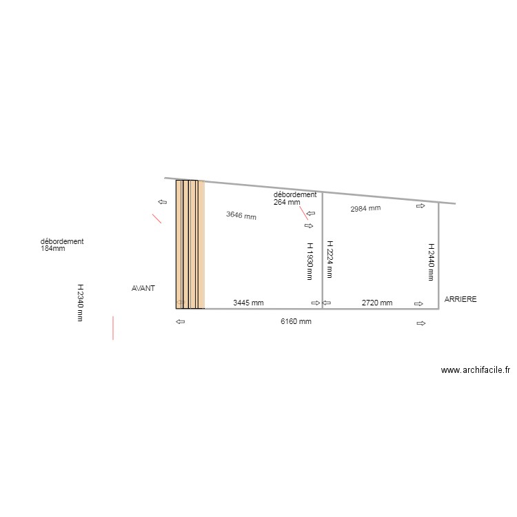 COTE DROIT APRES RENOVATION BARDAGE. Plan de 0 pièce et 0 m2