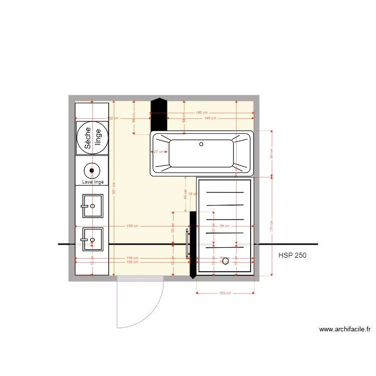 SdB Montbrillant. Plan de 