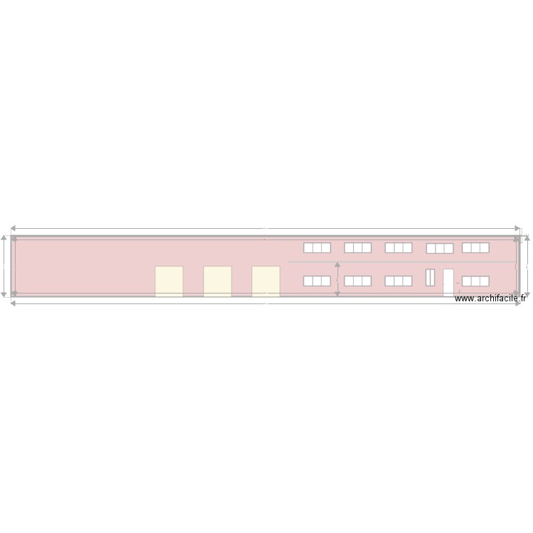 BAL Façade avant 2. Plan de 0 pièce et 0 m2