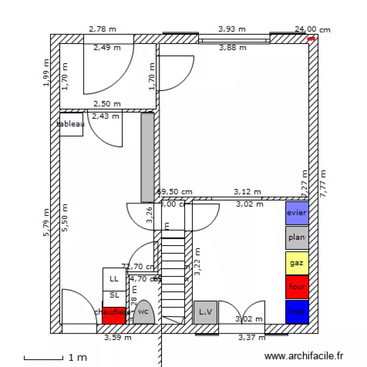 maison RDC. Plan de maison RDC. Plan de