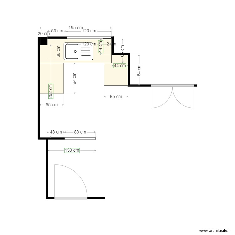 cuisine2. Plan de 0 pièce et 0 m2