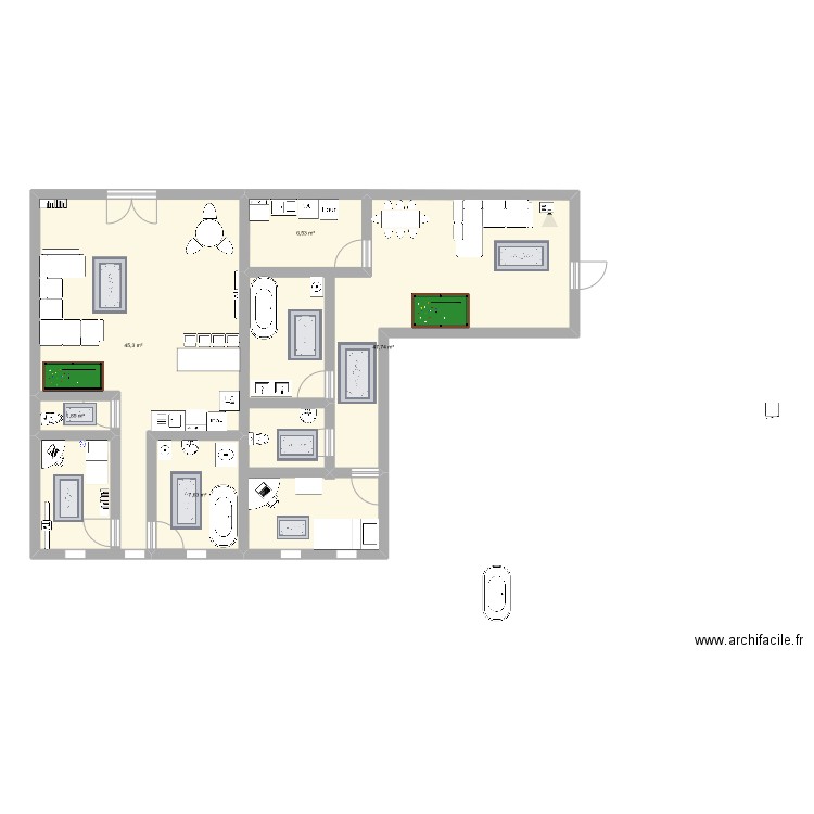 plan de techno . Plan de 0 pièce et 0 m2
