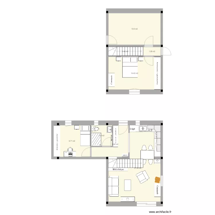 re-dessin "PMR" + étage 4. Plan de re-dessin "PMR" + étage 4. Plan de