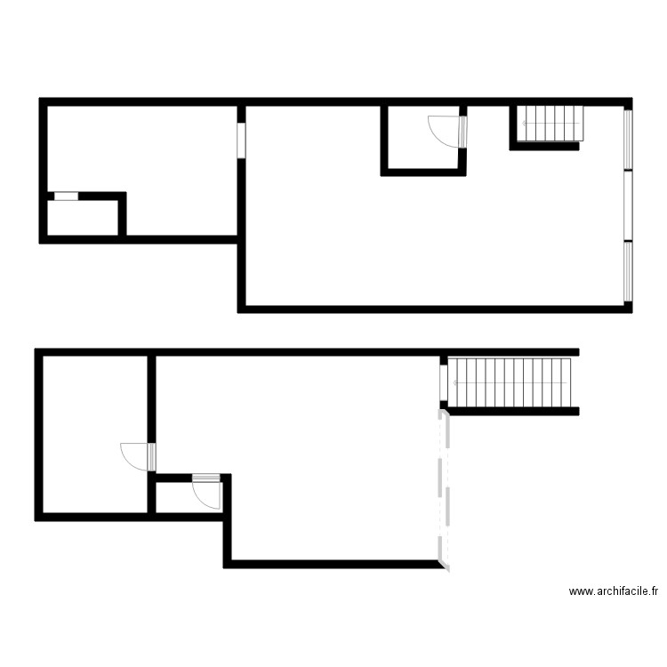 CHEZ CORLEON. Plan de 7 pièces et 111 m2