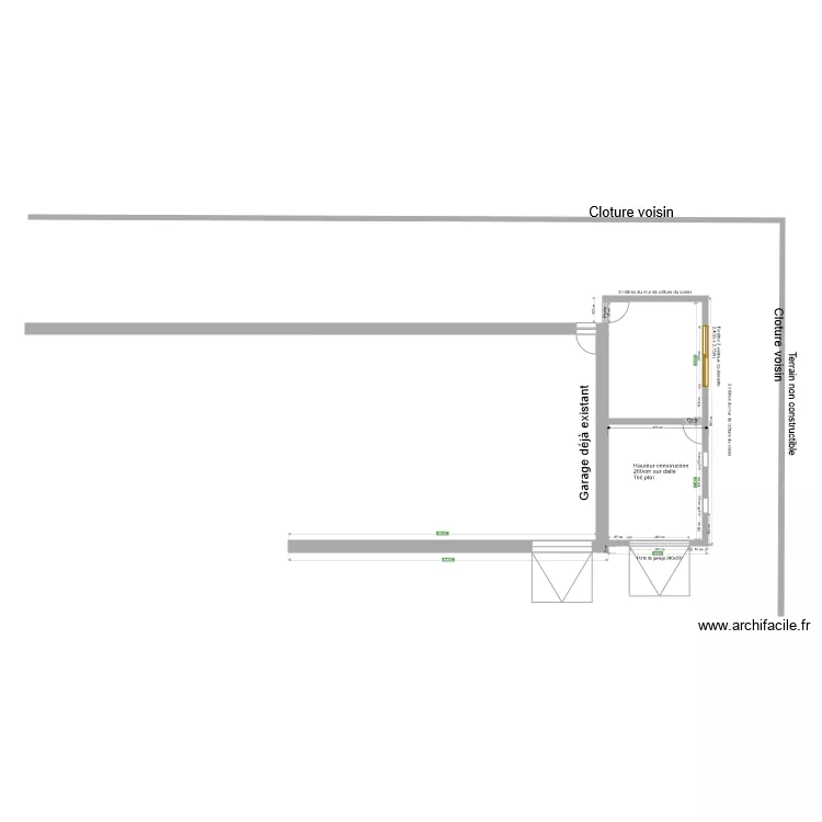 Extension. Plan de 