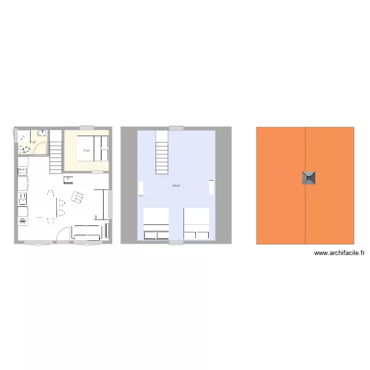 Chalet Valin 20x24 2C. Plan de Chalet Valin 20x24 2C. Plan de