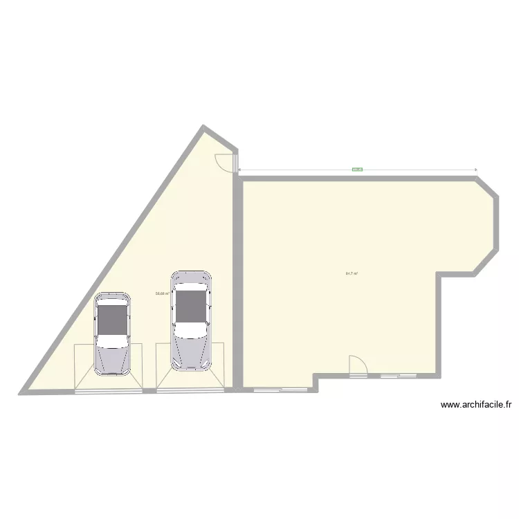 garage. Plan de 