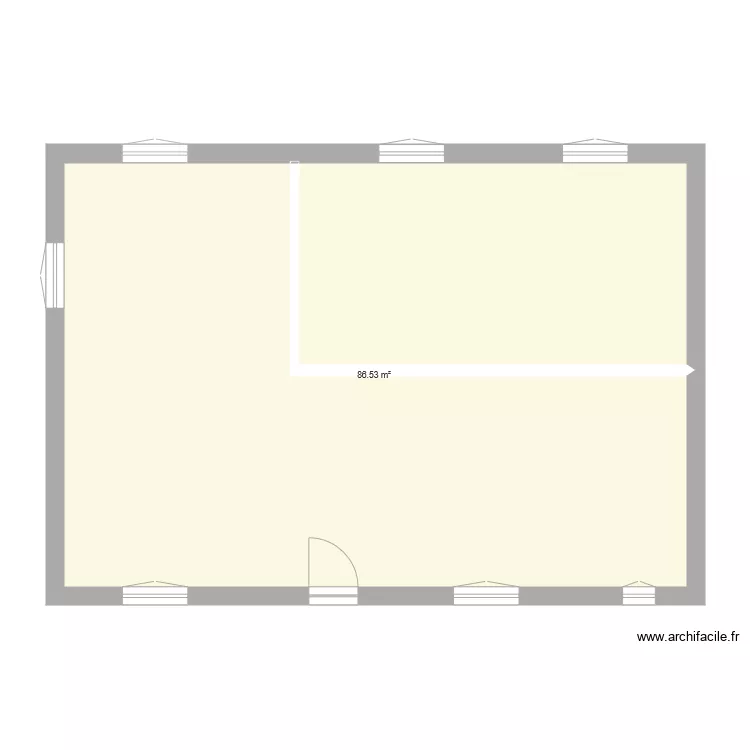 MAISON. Plan de 