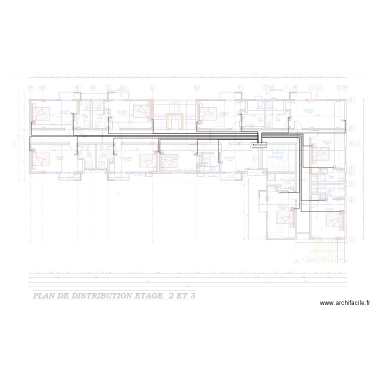 Internet Etage 2 et 3 HOTEL TAZ KRIBI new. Plan de 0 pièce et 0 m2