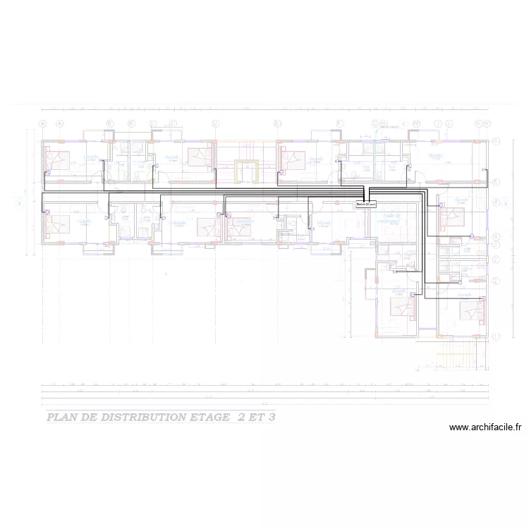 Internet Etage 2 et 3 HOTEL TAZ KRIBI new. Plan de 0 pièce et 0 m2