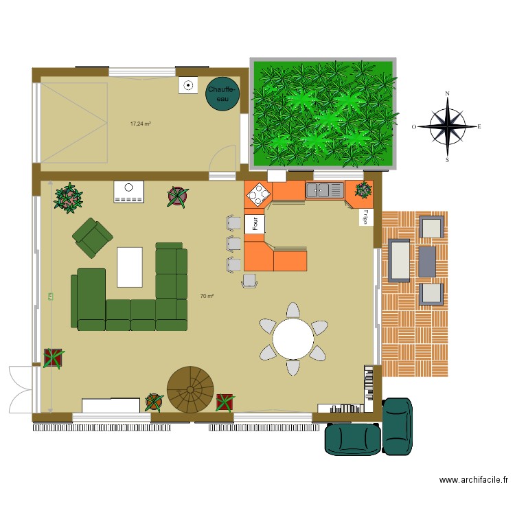 eco friendly house floor 1. Plan de 0 pièce et 0 m2