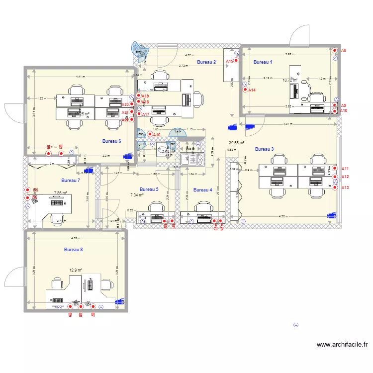 001 BUREAU Saint Laurent 2019 09 05. Plan de 001 BUREAU Saint Laurent 2019 09 05. Plan de