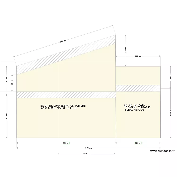 BREM TERRASSE3&eacute;pToitPlancher. Plan de 
