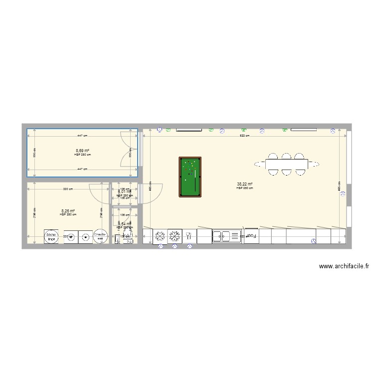 EXTENSION. Plan de 0 pièce et 0 m2