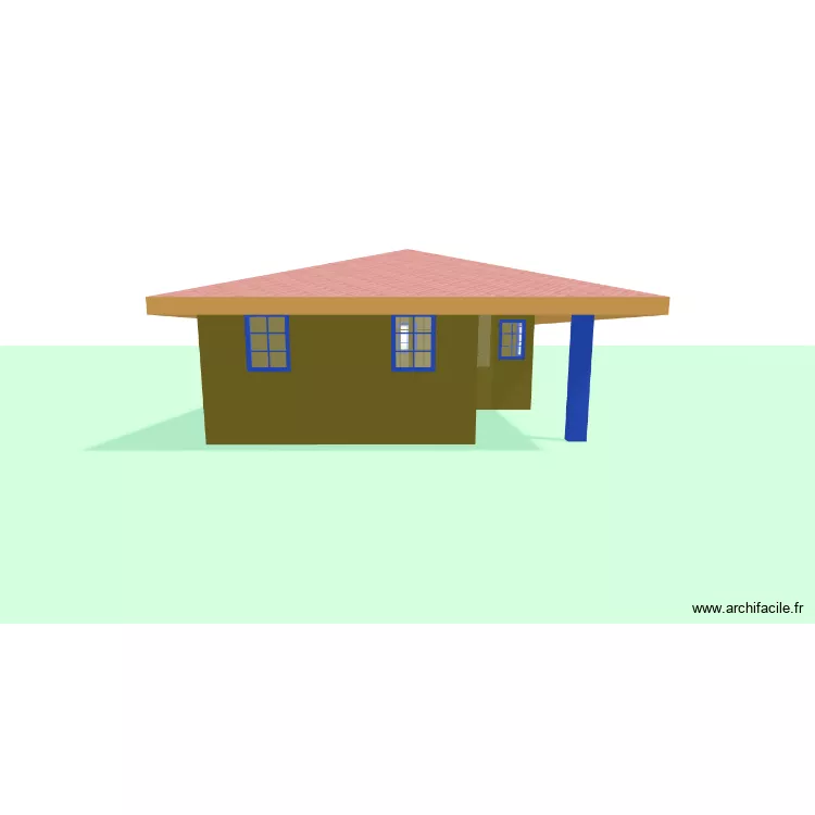 Rez de chaussure. Plan de 8  et 25 m²