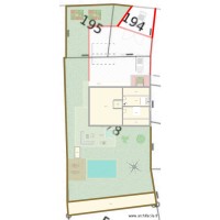 Plan Maison/Garage + extérieur-AB578
