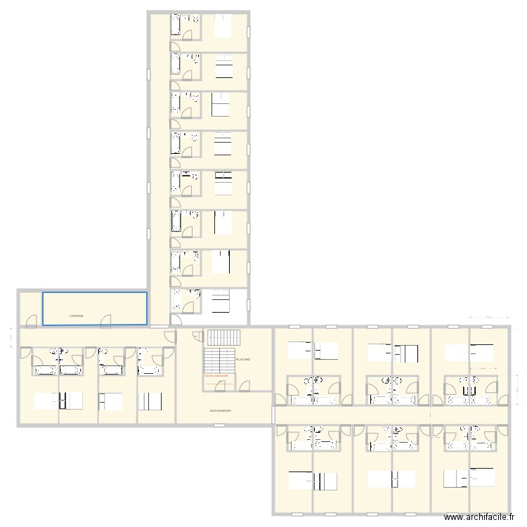 CALLUNA 2IEME ETAGE   travaux. Plan de 0 pièce et 0 m2