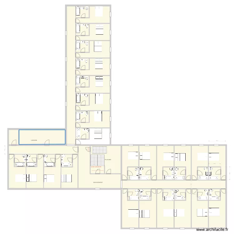 CALLUNA 2IEME ETAGE   travaux. Plan de 0 pièce et 0 m2