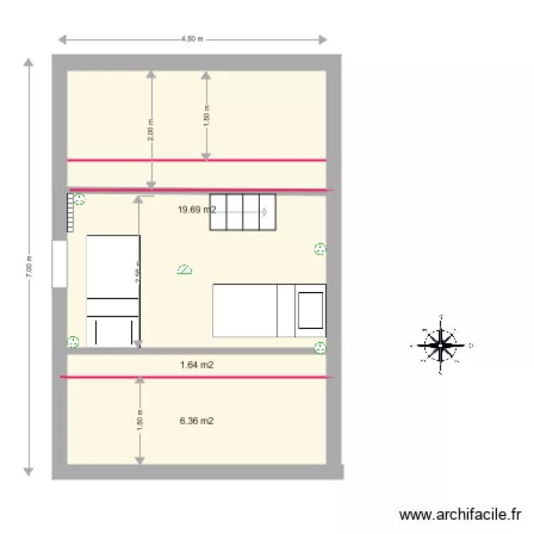 VC 1 VALIDE COTE Troisi&egrave;me esc U. Plan de 