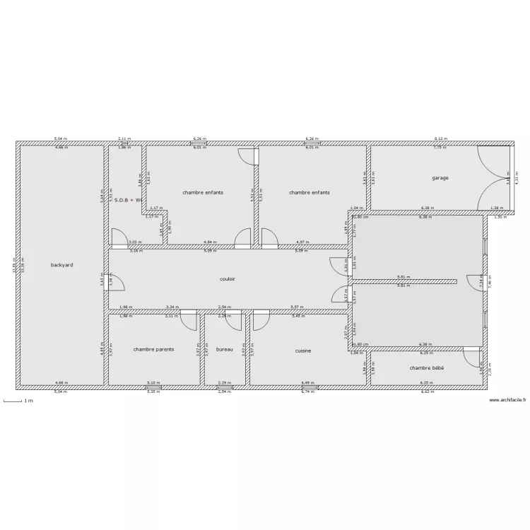 maison confortable 2. Plan de 