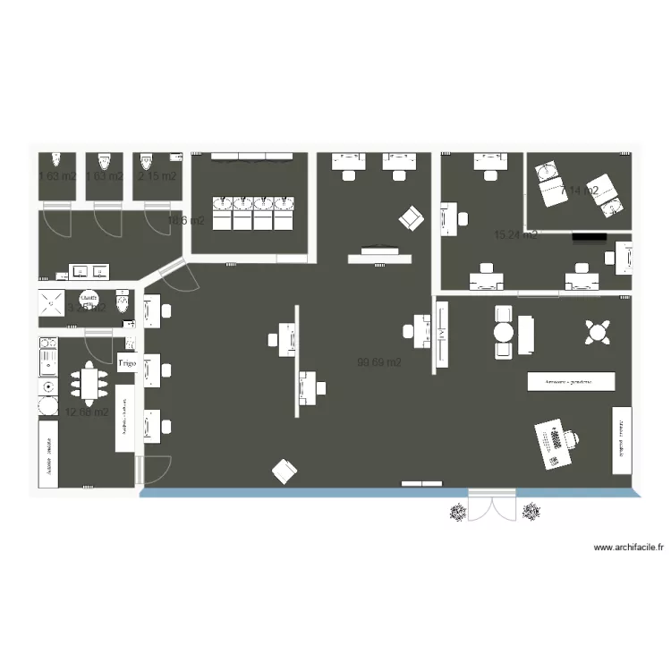 plan salon sans éclairage. Plan de plan salon sans éclairage. Plan de