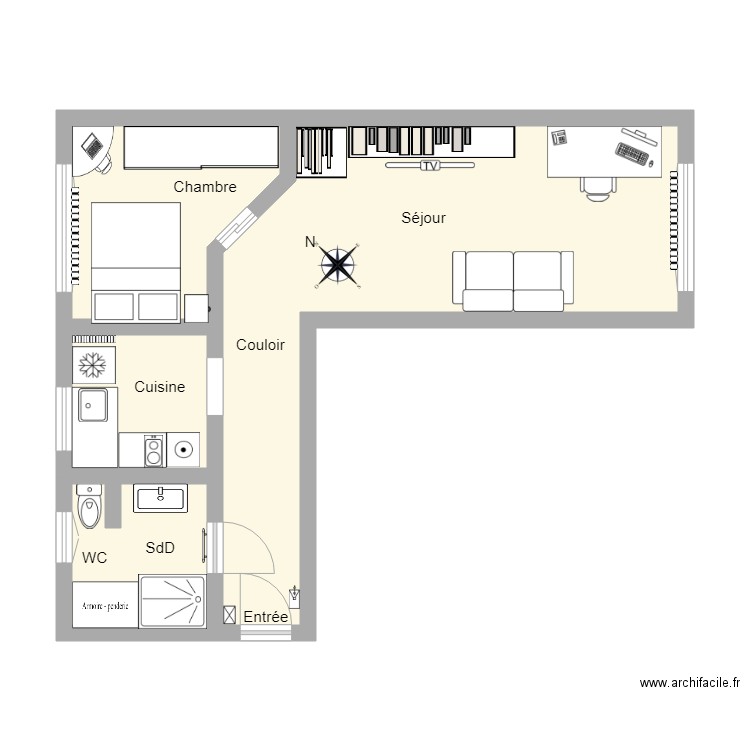 Montevideo 6T. Plan de 0 pièce et 0 m2