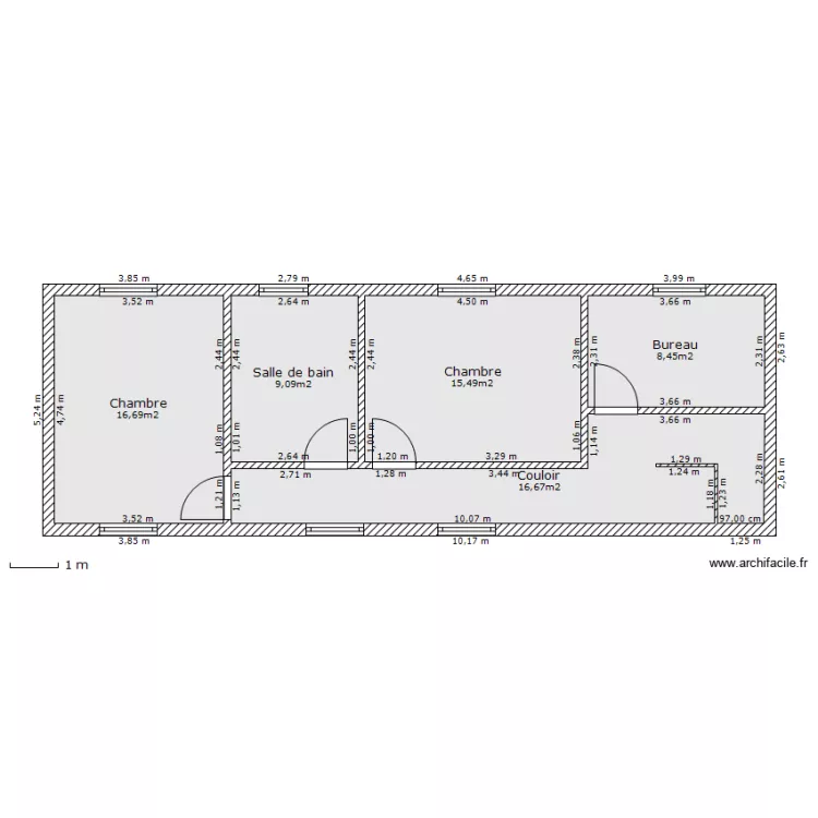 Mésangère (étage). Plan de Mésangère (étage). Plan de