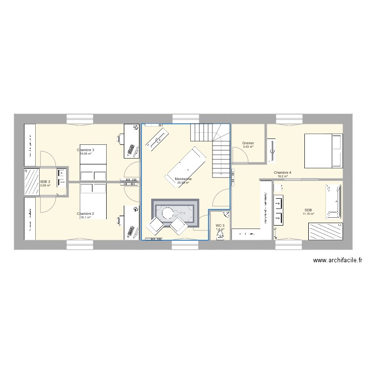 CocoMarjo ETG. Plan de 0 pièce et 0 m2