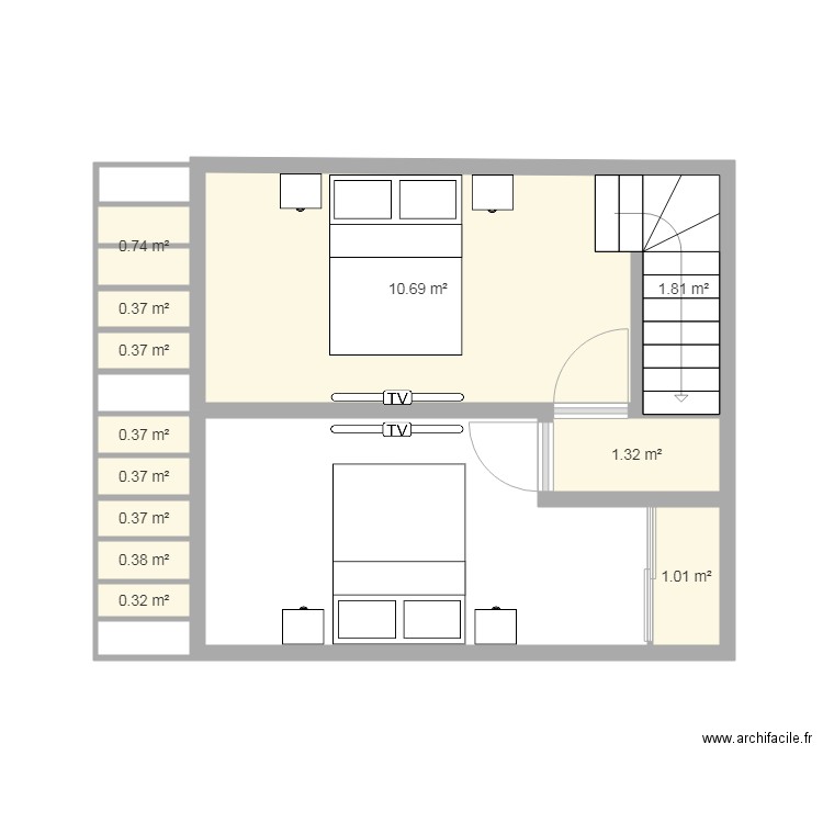 gabi plant chantal. Plan de 0 pièce et 0 m2