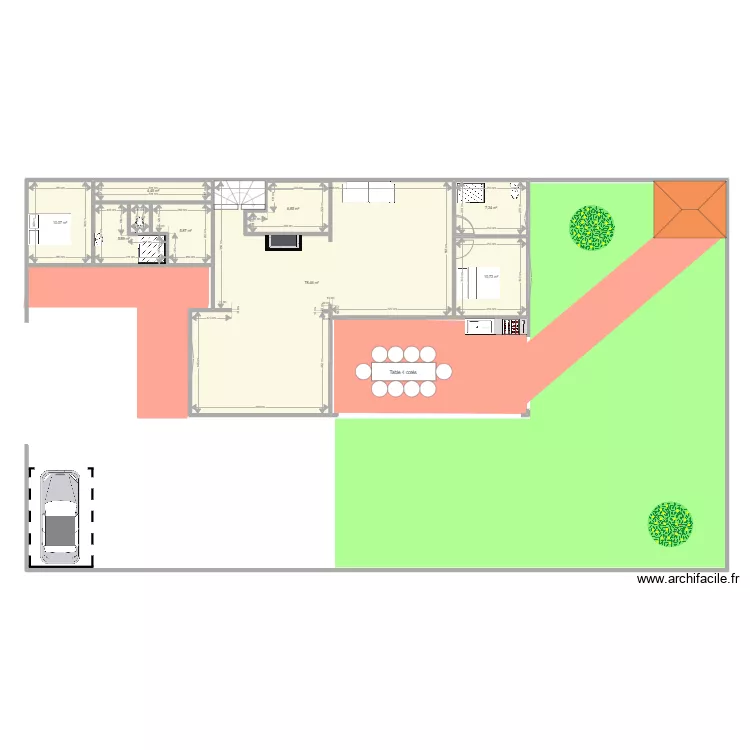 Longu&eacute;. Plan de 