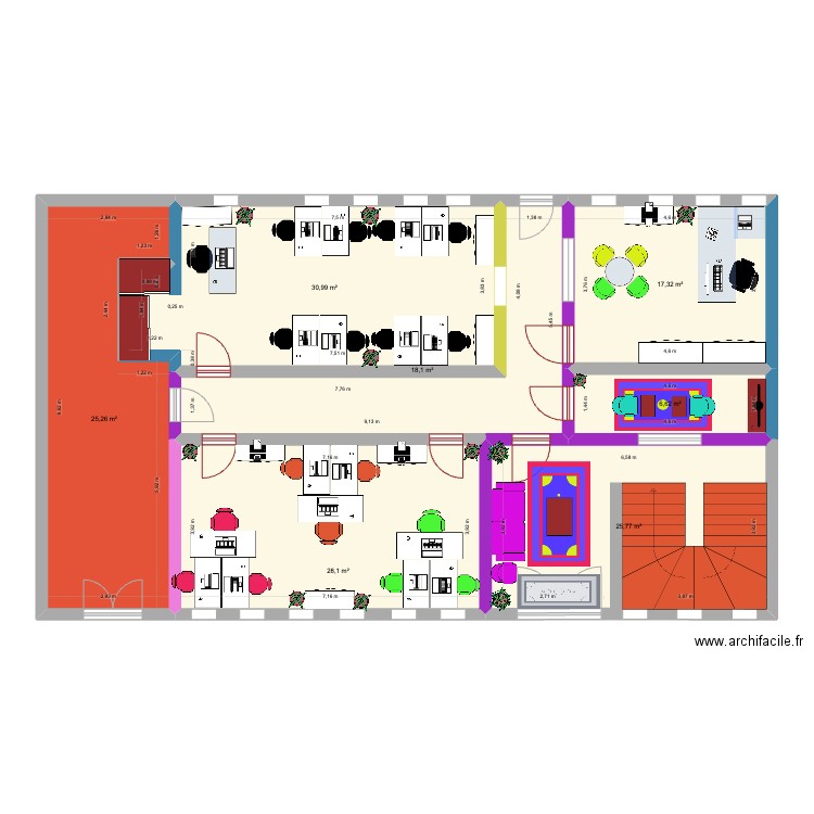 Team-X 2. Plan de 7 pièces et 152 m2